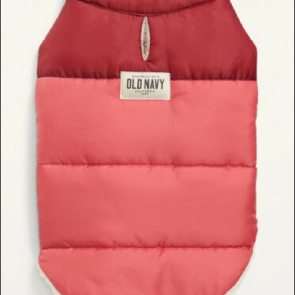 Quilted Sherpa-Lined Puffer Jacket for Cat or Dog